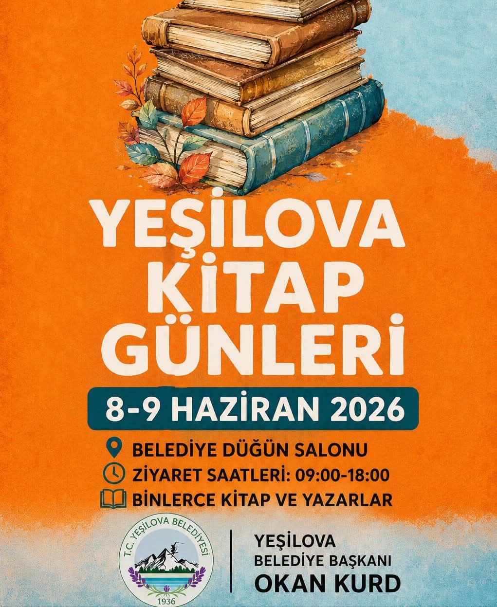Yeşilova Kitap Günleri Kapılarını Açıyor