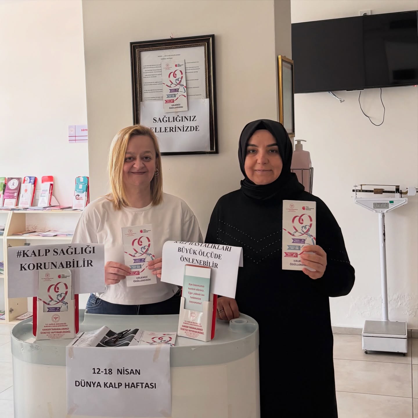 YEŞİLOVA TOPLUM SAĞLIĞINDAN KALP SAĞLIĞI HAFTASI BİLGİLENDİRMESİ